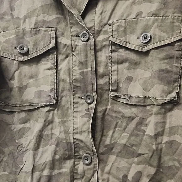Old Navy Camo Shirt Jacket Lightweight S - Picture 3 of 10